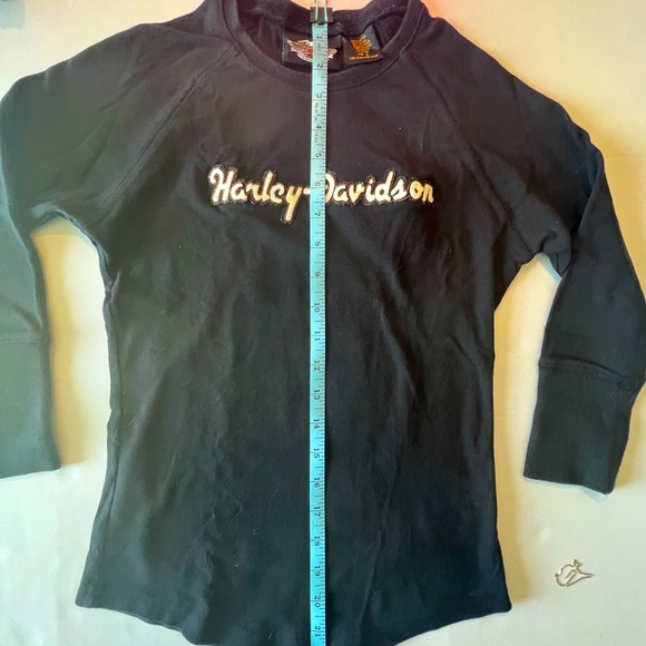 Small Harley Davidson 3/4 sleeve shirt - Picture 7 of 10